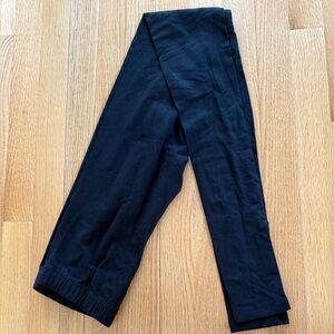 Femmora Black Cotton Leggings